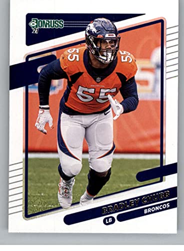 2021 Donruss #182 Bradley Chubb Denver Broncos NFL Football Card NM-MT