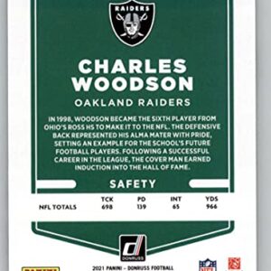 2021 Donruss #91 Charles Woodson Oakland Raiders NM-MT NFL Football