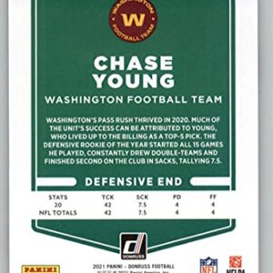 2021 Donruss #9 Chase Young Washington Football Team NFL Football Card NM-MT