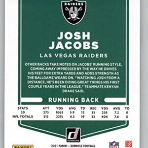 2021 Donruss #85 Josh Jacobs Las Vegas Raiders NFL Football Card NM-MT