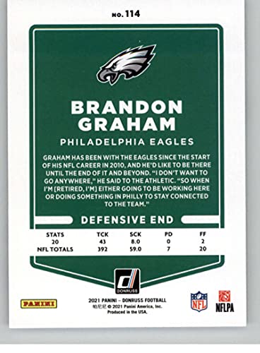 2021 Donruss #114 Brandon Graham Philadelphia Eagles NM-MT NFL Football