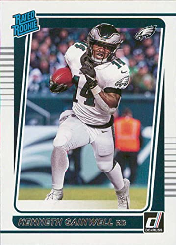 2021 Donruss #267 Kenneth Gainwell Philadelphia Eagles Rated Rookies NFL Football Card (RC - Rookie Card) NM-MT