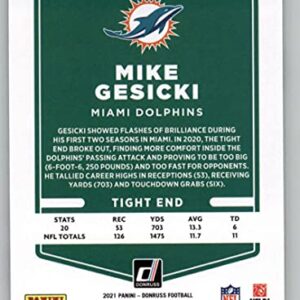 2021 Donruss #64 Mike Gesicki Miami Dolphins NFL Football Card NM-MT