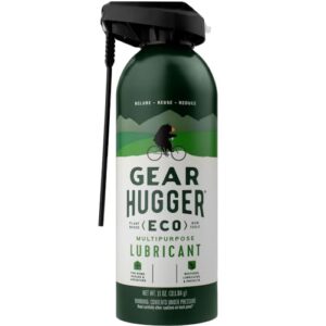 gear hugger multipurpose lubricant - eco-friendly (11 oz, pack of 1), rust remover - garage door lubricant spray, door hinge lubricant & lock lubricant - plant-based, no petroleum, no ptfe