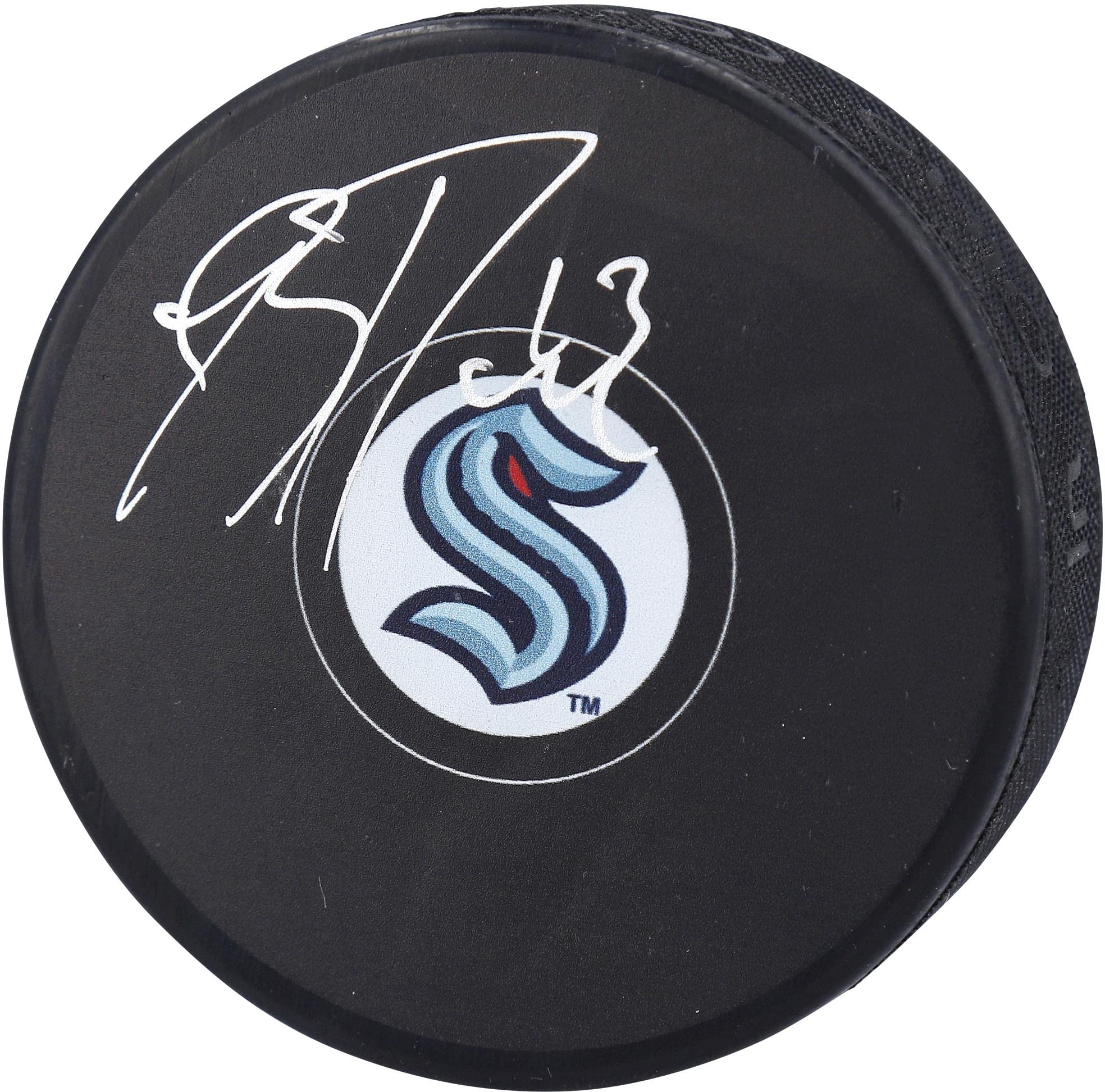 Brandon Tanev Seattle Kraken Autographed Hockey Puck - Autographed NHL Pucks