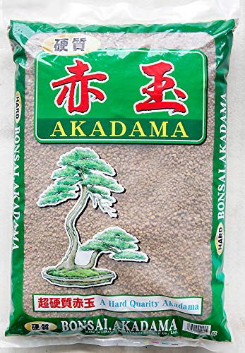 Calibonsai Japanese Super Hard Akadama for Bonsai/Succulent Soil - Small Size Grain (3mm-6mm) 13 Liter