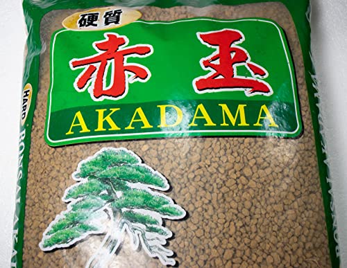 Calibonsai Japanese Super Hard Akadama for Bonsai/Succulent Soil - Small Size Grain (3mm-6mm) 13 Liter