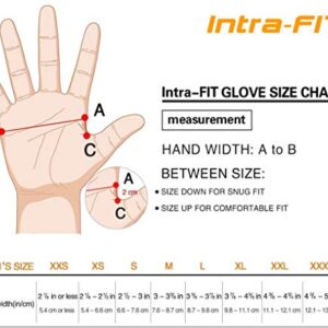 Intra-FIT Electric TIG Welding Gloves, Heat Resistant & Durability, Top Premium Grain Goat Skin with Cowsplit Long Cuff for Welder