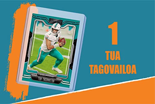 Tua Tagovailoa Football Cards Assorted (5) Bundle - Miami Dolphins Trading Cards