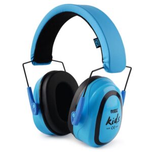 green devil toddler ear protection safety ear muffs design for age 3-16 noise cancelling snr 27.4db kids hearing protection earmuffs sensory headphones for autism kids (blue)