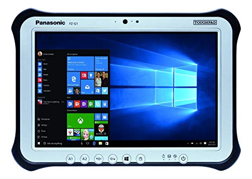 Panasonic Toughpad FZ-G1 MK5, Intel Core i5-7300U 2.60GHz, 10.1 Gloved Multi Touch + digitizer, 8GB, 128GB, WiFi, Bluetooth, 4G LTE Multi Carrier, Windows 10 Pro, Webcam (Renewed)