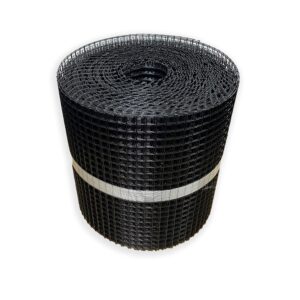 bird barrier wire mesh screen for solar panel protection 100’ x 12” x 1/2” black pvc coated, protect your solar panels - fastener clips sold separately
