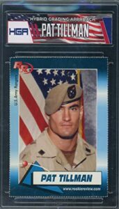 pat tillman 2004 rookie review us army rangers card #95 hga
