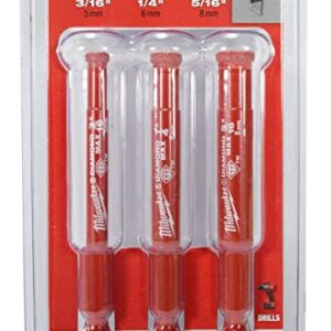 Milwaukee 49-56-0500 Diamond Max Diamond Grit Hole Saw 3 Piece Set 49560500 0