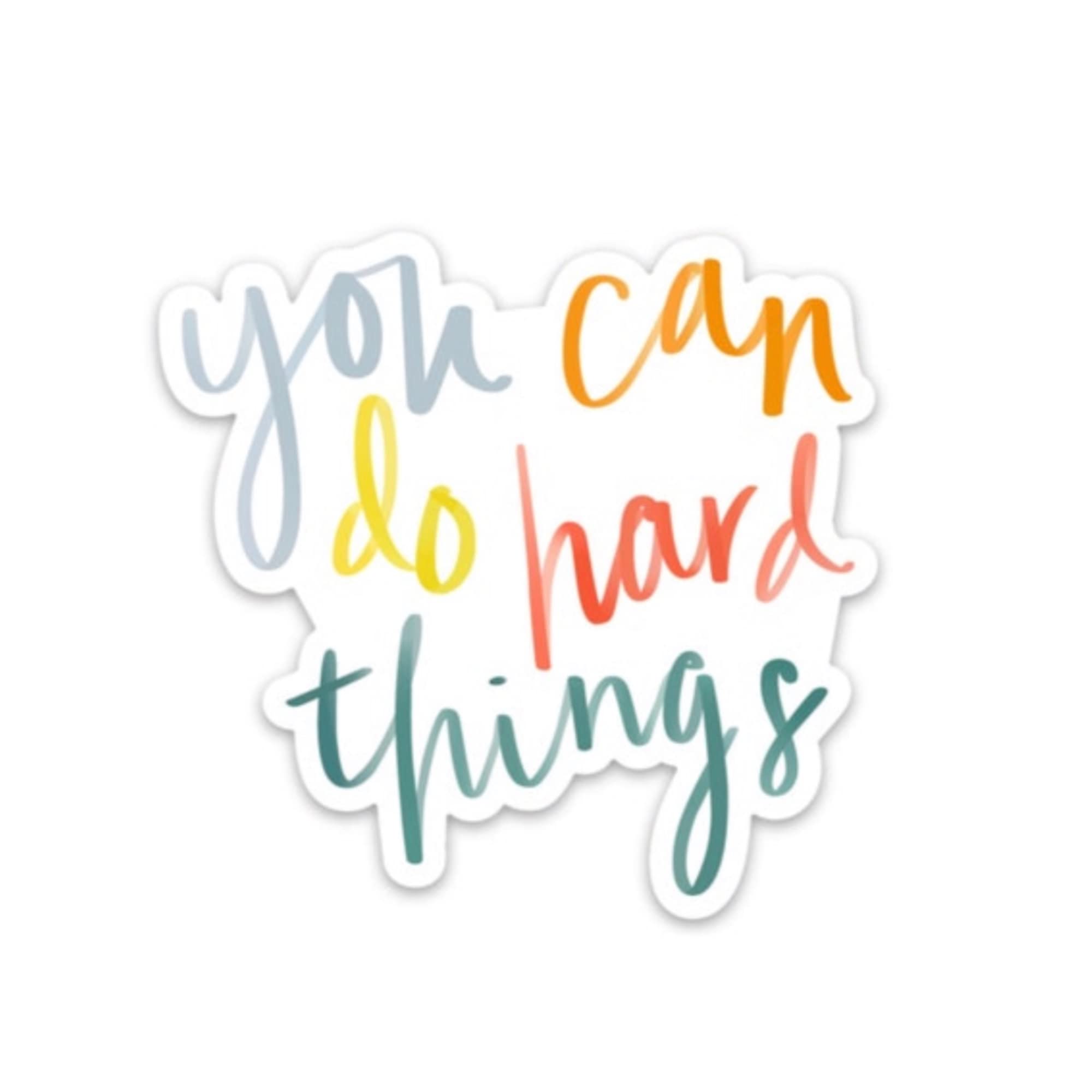 Swaygirls magnets | Cute fridge magnets | You can do hard things refrigerator magnet | Inspirational quotes | Be nice.