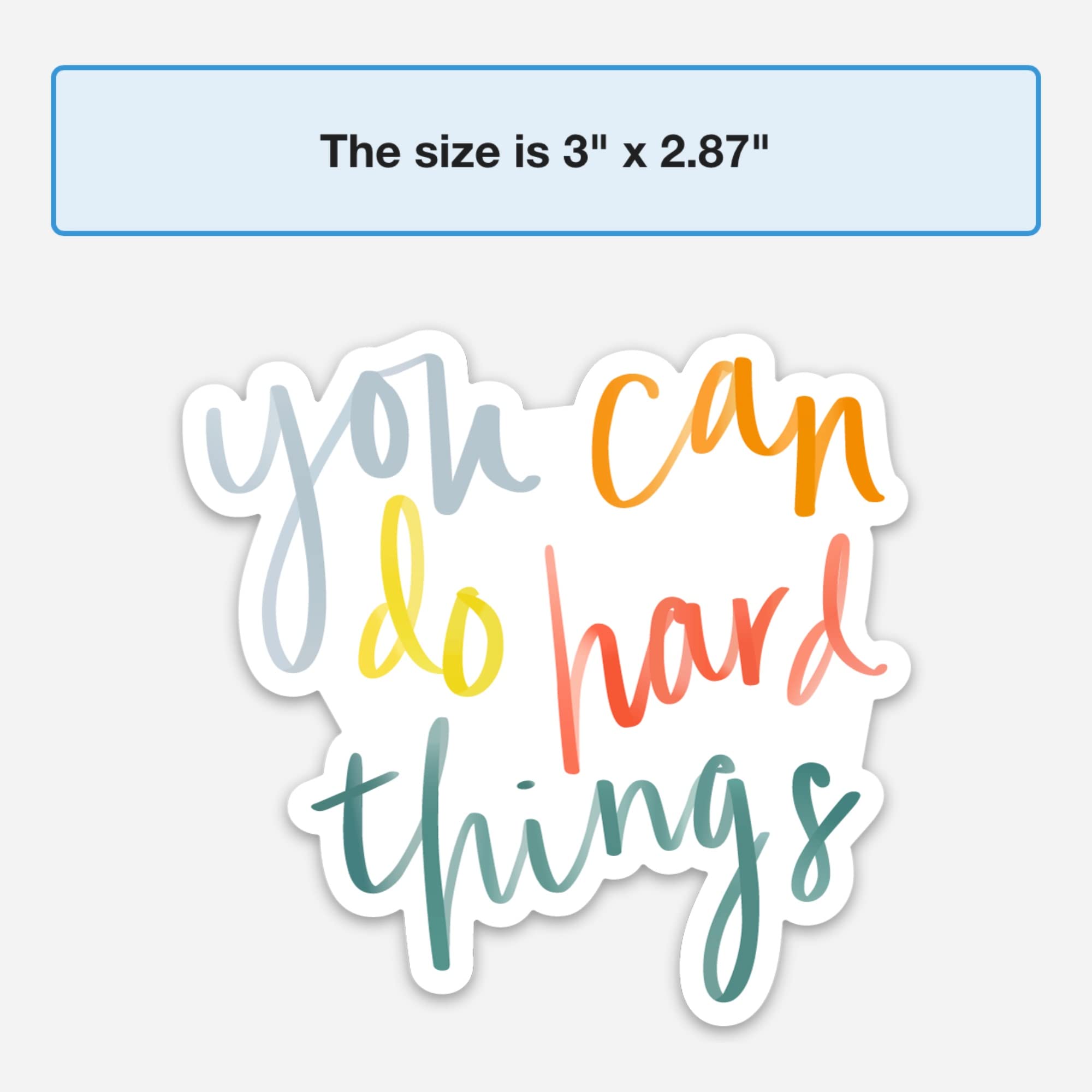 Swaygirls magnets | Cute fridge magnets | You can do hard things refrigerator magnet | Inspirational quotes | Be nice.