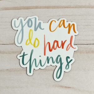 Swaygirls magnets | Cute fridge magnets | You can do hard things refrigerator magnet | Inspirational quotes | Be nice.