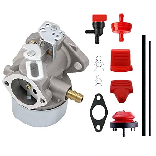 Fremnily 640052 Carburetor compatible with Tecumseh 8HP 9HP 10HP HMSK80 HMSK90 640349 640052 640054 640058 640058A Snowblower Engine