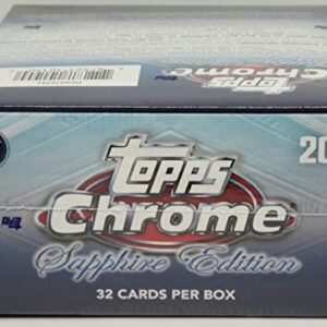 2021 Topps Chrome Sapphire Edition Card Box