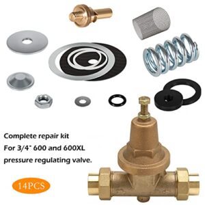 RK34-600XL Repair Kits for Zurn 600 Series Pressure Fits the 3/4" 600 and 600XL Reduction Valve