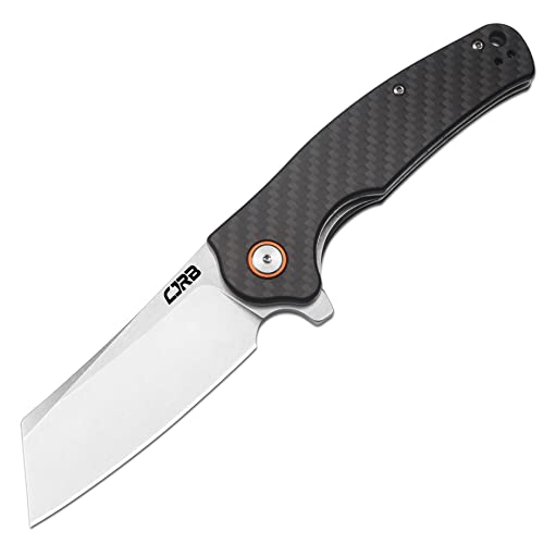 CJRB CUTLERY Folding Knife Crag (J1904) AR-RPM9 Powder Steel Blade Carbon Fiber Handle Pocket Knife EDC Knife