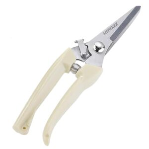 meperez garden scissors, pruning shears for gardening, lightweight plant clippers, for hedge, bonsai, floral, small stem, orchard and vegetable, 1 pack