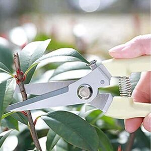 MEPEREZ garden scissors, pruning shears for gardening, lightweight plant clippers, for hedge, bonsai, floral, small stem, orchard and vegetable, 1 pack