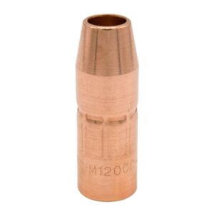 miller ns-m1200c acculock mdx thread-on nozzle, 1/2" orifice, flush tip, copper, 2 pack