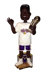 shaquille o'neal los angeles lakers 3-peat bobblehead nba