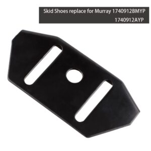 HUSWELL Snowblower Skid Shoes for Murray 1740912BMYP Craftsman Noma Snapper Snowthrower with Mounting Hardware(2 Pack)…