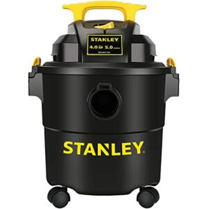 Stanley Wet Dry Vacuum, 5 Gallon Shop Vacuum with Blower, 4 Peak HP 3 in 1 Multifunctional Vacuum Cleaner for Home, Jobsite, Garage, Basement, Model: SL18115P