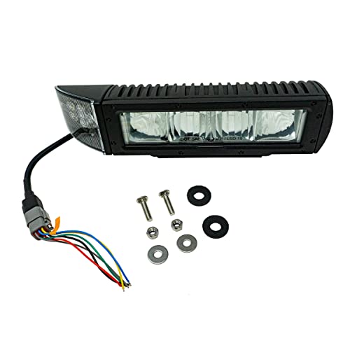 EPR Distribution Universal Heated LED Snow Plow Lights Compatible with Buyers 1312100 with Cut & Splice Wires