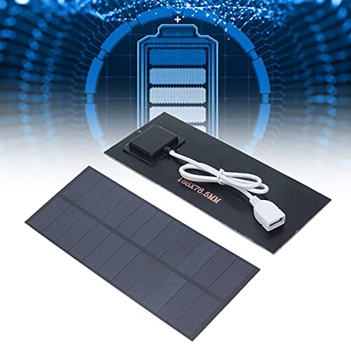Solar Panel, Portable Easy To Use Solar Charger Wide Application for Greenhouse for Car Battery for Solar Street Light