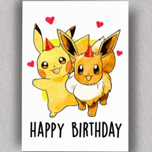 ChuVee Birthday Card | Cute Birthday Card | Kid's Birthday Card | Art | Blank Card