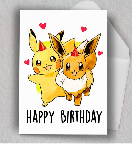 ChuVee Birthday Card | Cute Birthday Card | Kid's Birthday Card | Art | Blank Card