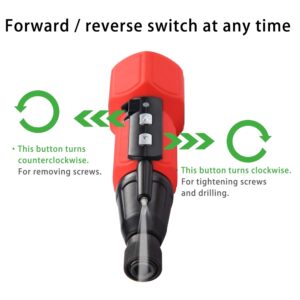 MAKINGTEC Cordless Screwdriver,Rechargeable Electric Screwdriver 3.6V 900mAh Li-ion Battery Include 33Pcs Screw Bits Set and Bit Holder,USB Charging Portable Power Screwdriver with LED Work Light