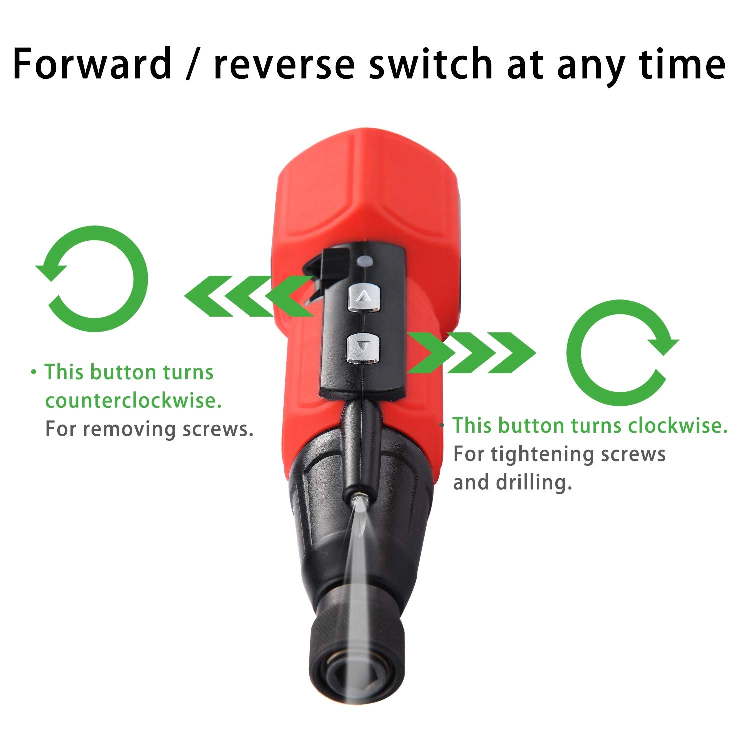 MAKINGTEC Cordless Screwdriver,Rechargeable Electric Screwdriver 3.6V 900mAh Li-ion Battery Include 33Pcs Screw Bits Set and Bit Holder,USB Charging Portable Power Screwdriver with LED Work Light