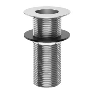 leyso stainless steel bar sink drain 1” nominal pipe size 1" nps thread for 1-3/8" sink opening (3-1/4" length stainless steel)