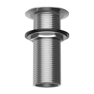 Leyso Stainless Steel Bar Sink Drain 1” Nominal Pipe Size 1" NPS Thread for 1-3/8" Sink Opening (3-1/4" Length Stainless Steel)