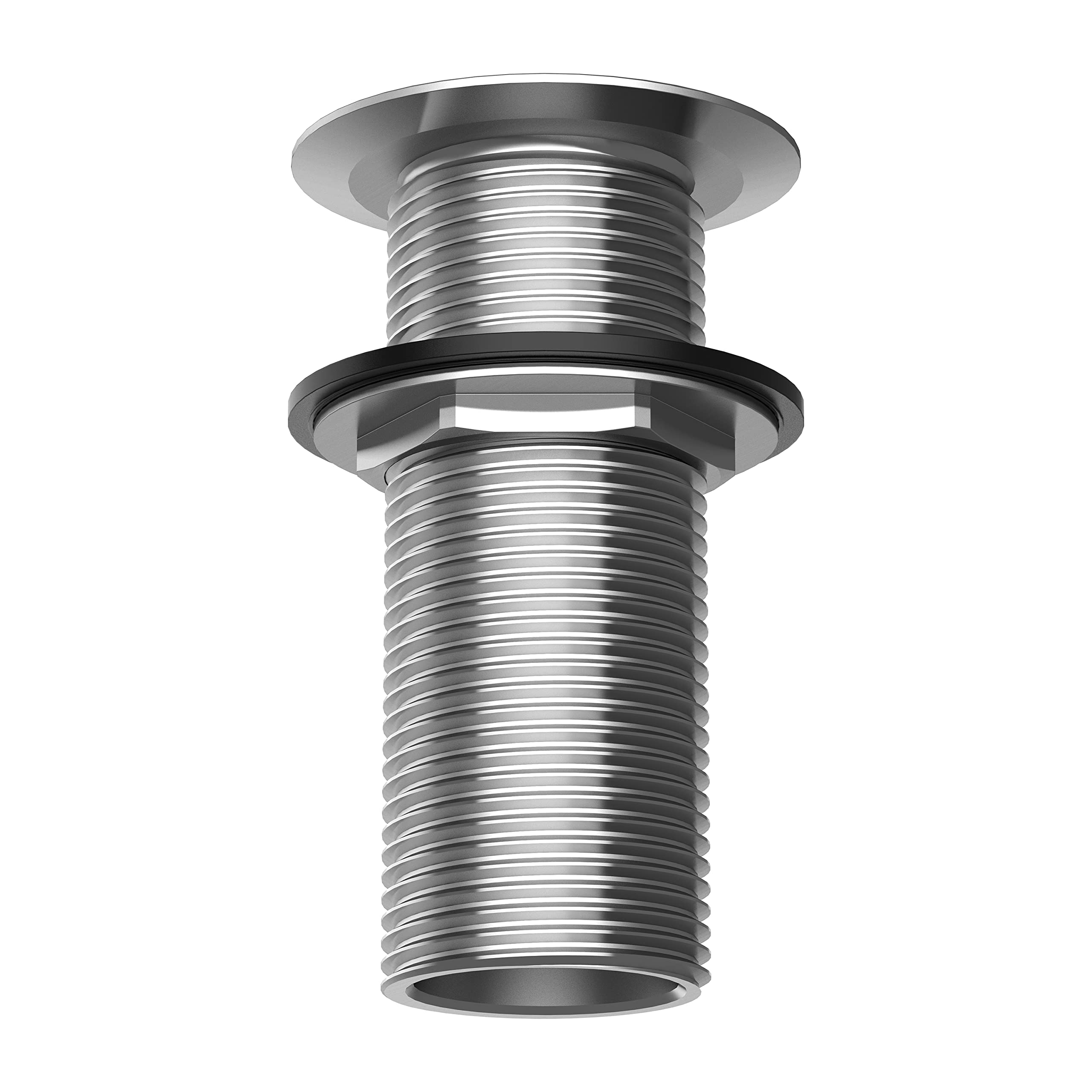 Leyso Stainless Steel Bar Sink Drain 1” Nominal Pipe Size 1" NPS Thread for 1-3/8" Sink Opening (3-1/4" Length Stainless Steel)