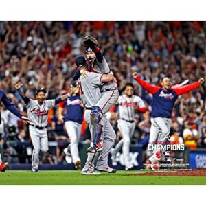 atlanta braves are world champions. the last out of the 2021 world series 8x10 photo picture