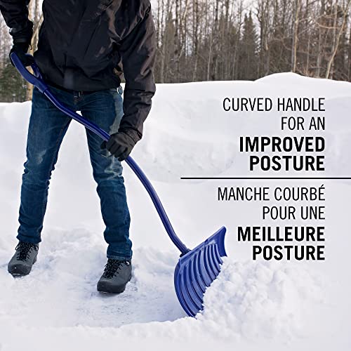 26" Poly Blade Snow Pusher, with Nylon Wear Strip