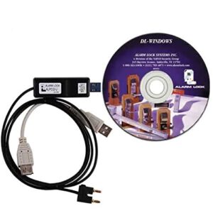 alarm lock trilogy computer usb interface cable for usb connection w dl-windows software