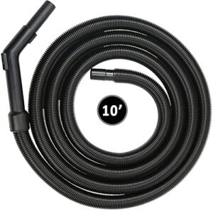 all parts etc. 10 ft swivel vacuum hose compatible with stinger shop vac 2.5 gal. 1.75-peak hp compact - 1.25" crushproof fits stinger canister vacuums, bucket head, armor all & some milwaukee (10')