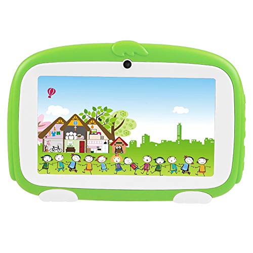 Children Tablet PC, Embellish Radical Novel Appealing for Outdoor(Green, U.S. regulations)