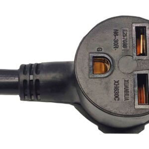 Fullsky FC-145631 RV Power Adapter Welding 30A Adapter Cord 14-50 Plug 4-Prong to 6-30 Receptacle 30A 250V