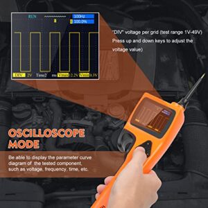 Power Circuit Probe Tester 9-30V Car Circuit Tester, Component Activation Electrical Tester, Relay Tester, Multimeter Circuit Breaker Finder, Injector Tester, with 20FT Test Cable LED and Test Light