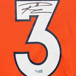 Russell Wilson Signed Denver Broncos Orange Nike XL On Field Jersey FAN