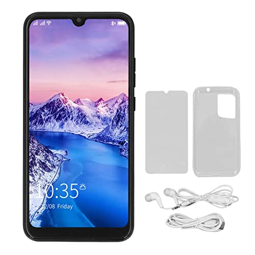 S22+ Ultra 6.26in Unlocked Smartphone, Face ID HD Full Screen Unlocked Cell Phone, 4GB ROM 64GB RAM, for Android 10, 5MP 8MP Cameras, 2800mAh, Dual SIM Mobile Phone Support WiFi BT FM GPS(Black)