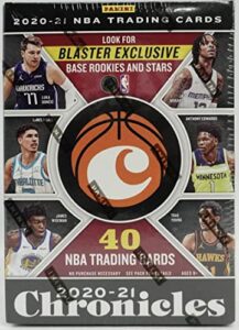 2020-21 panini chronicles basketball blaster box (8 packs/5 cards)